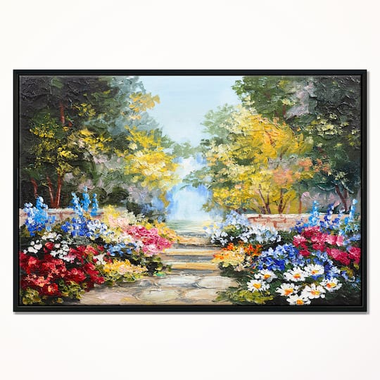 Designart - Summer Forest with Flowers